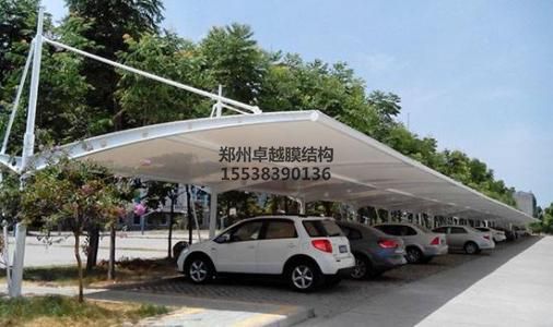 衡陽<font color='red'>膜結(jié)構(gòu)車棚</font>【衡陽運(yùn)輸機(jī)械等】施工案例