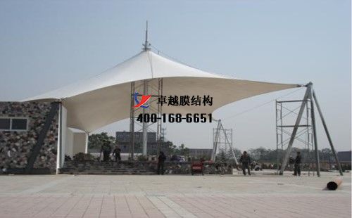 晉中膜結(jié)構(gòu)看臺(tái)/主席臺(tái)【晉中師范高等?？茖W(xué)校等】設(shè)計(jì)施工案例