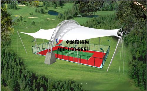 平頂山膜結(jié)構(gòu)籃球場【平頂山市體育運(yùn)動學(xué)?；@球館等】工程設(shè)計施工案例