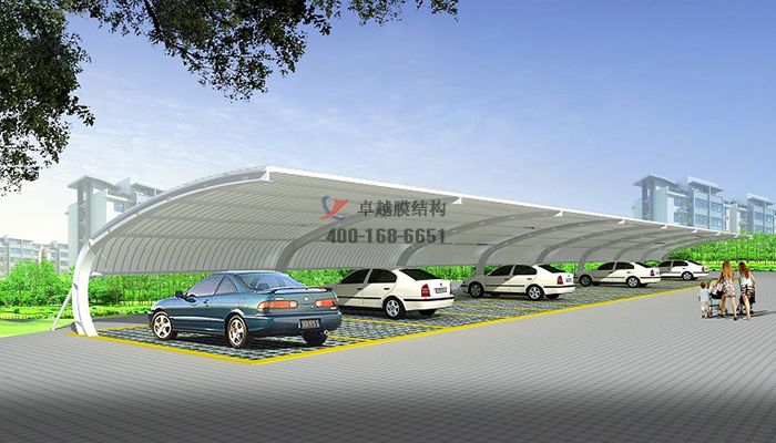  和田<font color='red'>膜結構車棚</font>【和田科技有限公司等】設計施工案例