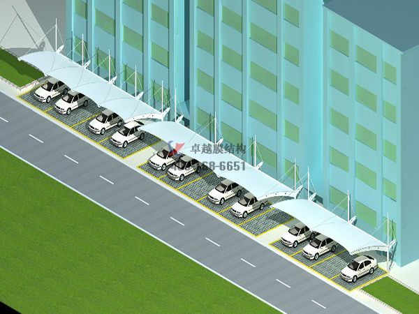    阿克蘇<font color='red'>膜結構車棚</font>【阿克蘇統(tǒng)一企業(yè)有限公司等】設計施工案例