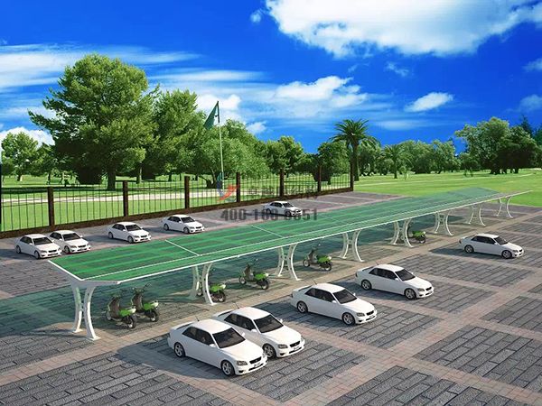   伊犁<font color='red'>膜結構車棚</font>【伊犁建設工程有限責任公司等】設計施工案例