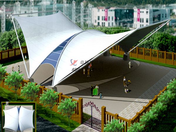 榆林<font color='red'>張拉膜結構</font>景觀小品【案例圖片】 　　