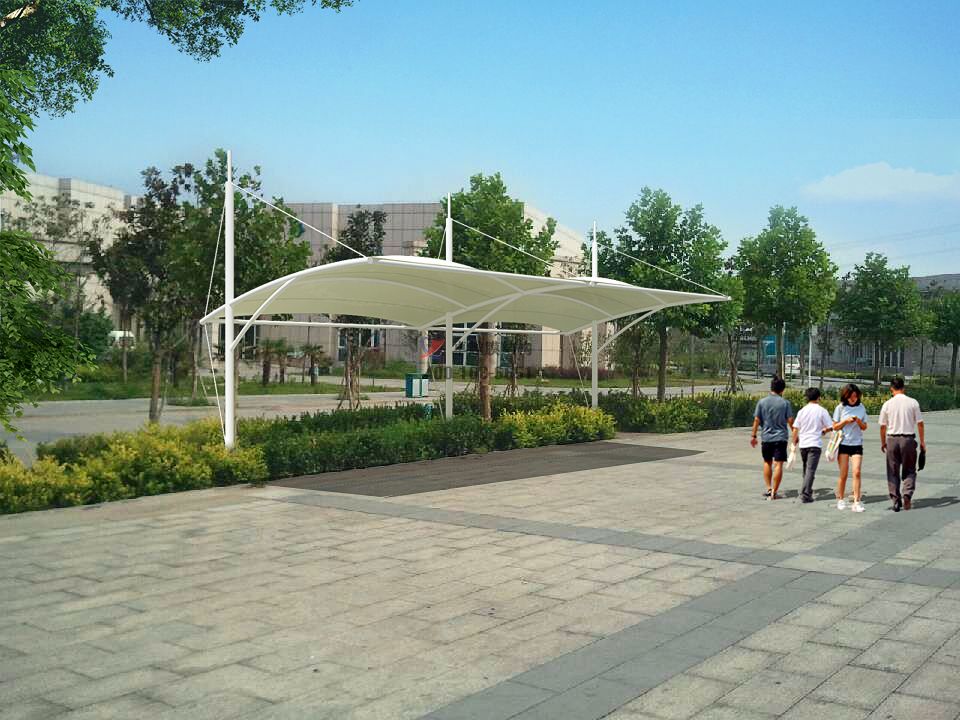 鄭州<font color='red'>膜結構車棚</font>|景觀小品|專業(yè)生產廠家