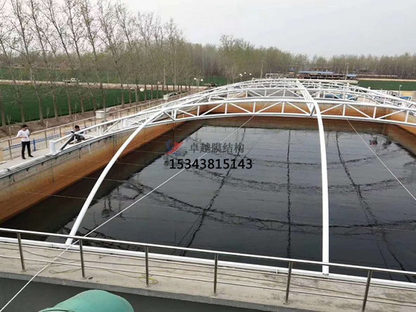 五家渠污水池處理池膜結(jié)構(gòu)封閉【生產(chǎn)廠家】反吊膜加蓋設計公司