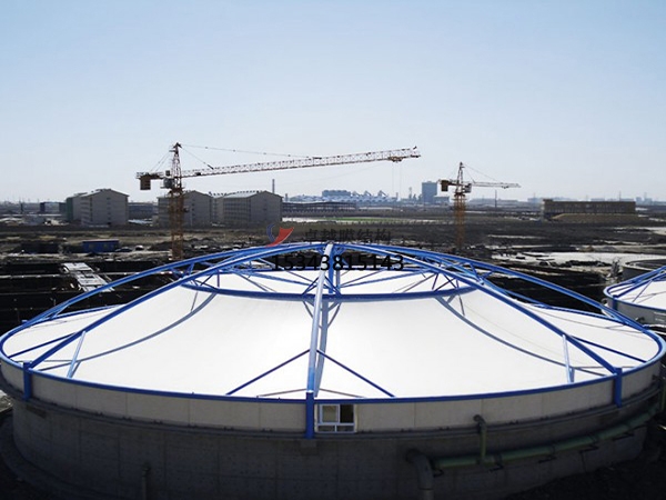 伊犁污水池處理池膜結(jié)構(gòu)封閉【生產(chǎn)廠家】反吊膜加蓋設計公司