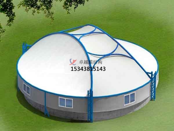 防城港污水池處理池膜結(jié)構(gòu)封閉【生產(chǎn)廠家】反吊膜加蓋設計公司