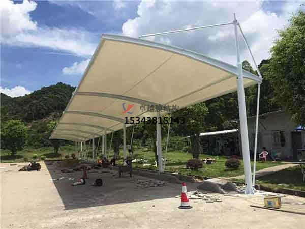 臺州膜結(jié)構(gòu)雨棚工程設計施工案例 　　