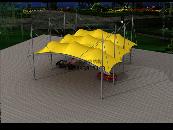 深圳<font color='red'>膜結構車棚</font>遮陽棚【生產(chǎn)設計】