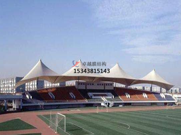嵩明體育場看臺(tái)膜結(jié)構(gòu)/舞臺(tái)罩棚【工程案例】