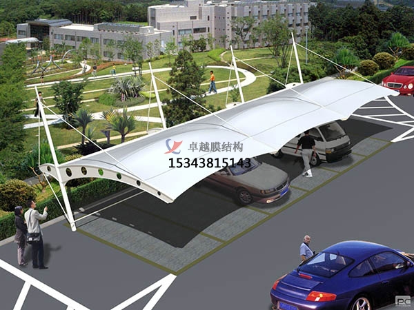 芮城膜結構停車棚【生產(chǎn)銷售】遮陽棚雨棚