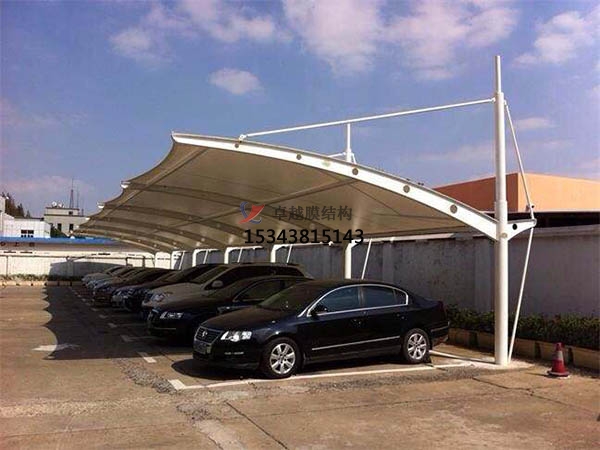 桂東膜結(jié)構(gòu)停車(chē)棚【充電站雨棚】設(shè)計(jì)安裝