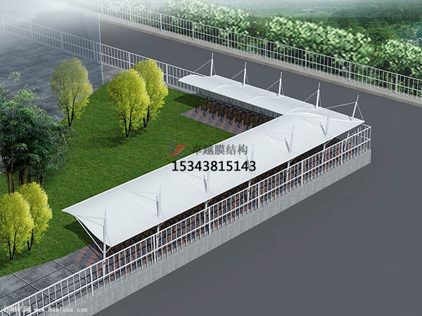 新河膜結(jié)構(gòu)停車棚【充電站雨棚】設計安裝