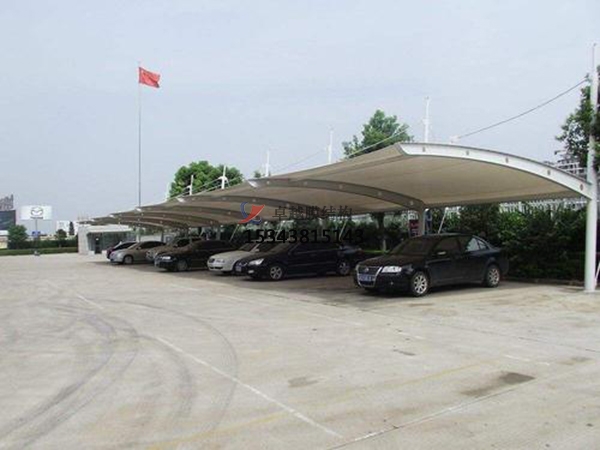 金鄉(xiāng)膜結構【充電站防雨篷】停車棚設計安裝