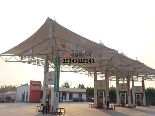 焦作孟州膜結(jié)構(gòu)加油站【生產(chǎn)設(shè)計(jì)】施工安裝