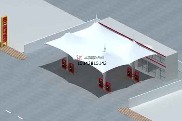 長武膜結(jié)構加油站【生產(chǎn)設計】施工安裝