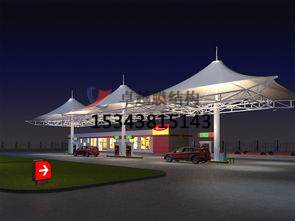 洛陽膜結(jié)構加油站【生產(chǎn)設計】施工安裝