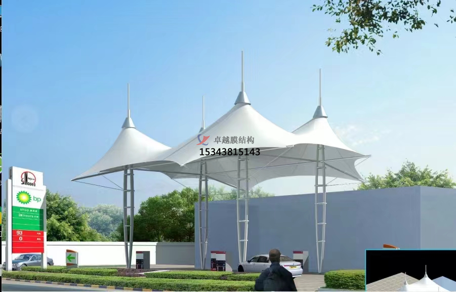 新鄉(xiāng)膜結(jié)構加氣站案例