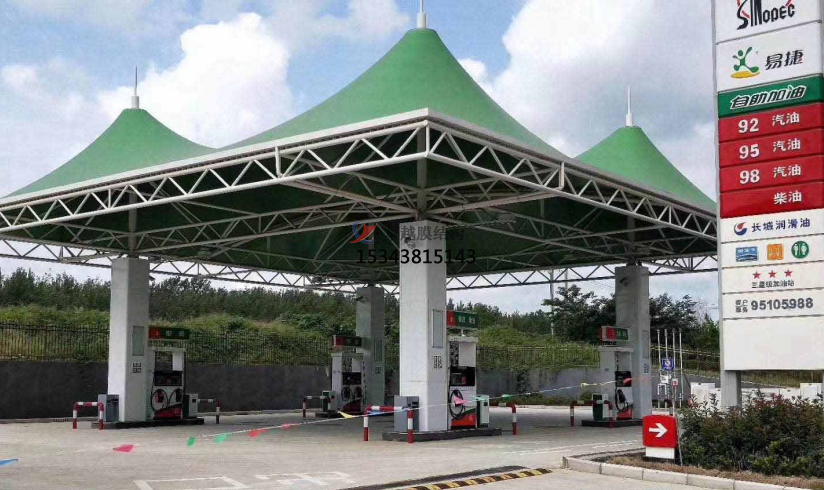 漯河加油站膜結(jié)構案例