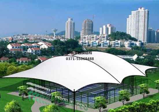 新密市張拉膜結(jié)構(gòu)設(shè)計施工案例